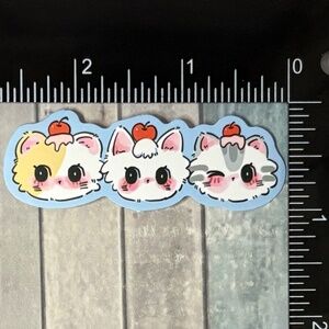 🌀10/$10🌀 Milk Fur Meow Reusable Sticker Decal
